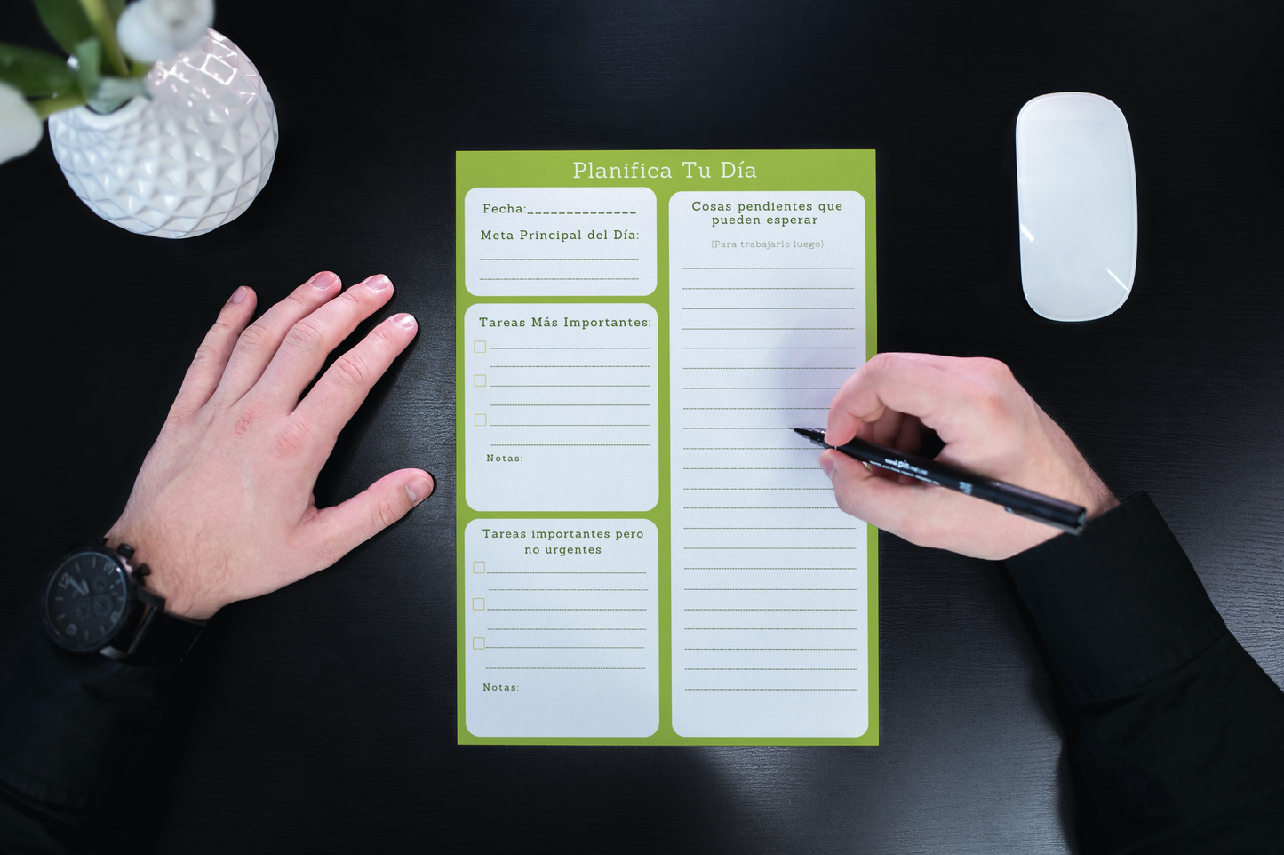 Planifica tu Día | Libreta para organizarte diariamente